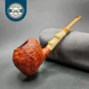 Xin Li Sandblasted Strawberry Handmade Briar Pipe, New