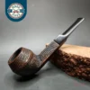1946-1979 Sasieni Four Dot Rustic Melton Bulldog Estate Briar Pipe, English Estates