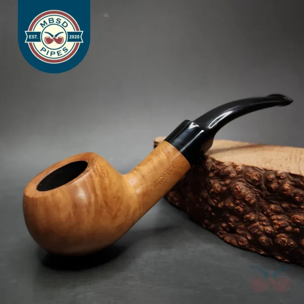 Michel Smooth Author Estate Briar Pipe, Unsmoked