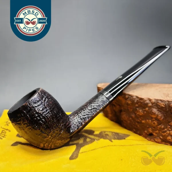 Mastro Geppetto Sandblasted Pear Estate Briar Pipe, Unsmoked