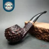 Savinelli Porto Cervo 673 KS Rusticated Bulldog Estate Briar Pipe, 6mm, Italian Estates