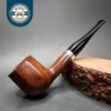 Gigi Fiamma Smooth Panel Billiard Estate Briar Pipe, Unsmoked, 9mm