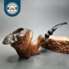 Preben Holm Fancy Matt XL Smooth Freehand Estate Briar Pipe, Danish Estates