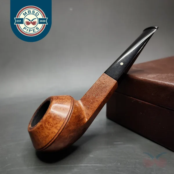 1960 Dunhill Root Briar O Squat Bulldog Estate Briar Pipe, English Estates