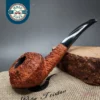 Pipe Tristan Rusticated Bent Bulldog Handmade Briar Pipe, New