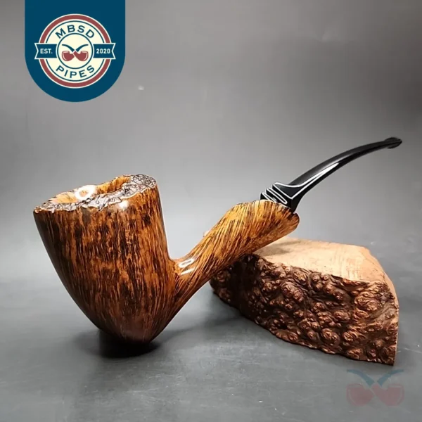 Preben Holm Handcut Smooth Freehand Estate Briar Pipe, Danish Estates