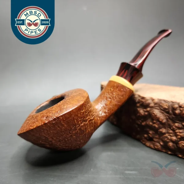 2011 Adam Davidson Sandblasted Amoeba Estate Briar Pipe, American Estates