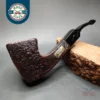 Savinelli Collection 1985 Sandblasted Panel Dublin Estate Briar Pipe, 6mm, Italian Estates