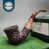 Peterson Christmas Pipe 2024 05 Rusticated Calabash Briar Pipe, FT, New