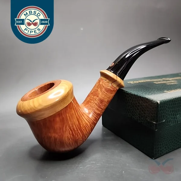 Tommaso Spanu 1999 F2 Smooth Calabash Estate Briar Pipe, Unsmoked