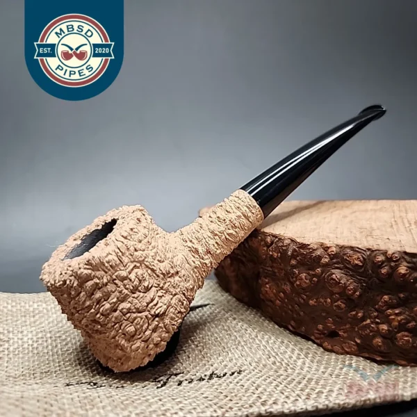 Pipe Tristan Rusticated Shape 55 Handmade Briar Pipe, New