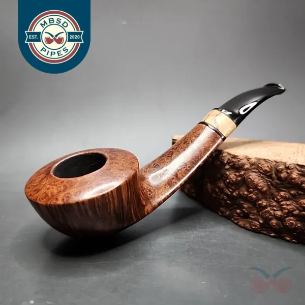 Kent Rasmussen 1 Star Wide Dublin Estate Briar Pipe, Danish Estates