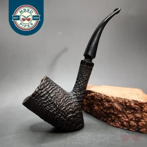 S Bang Pre-1984 Sandblasted Freehand Sitter Estate Briar Pipe, Unsmoked