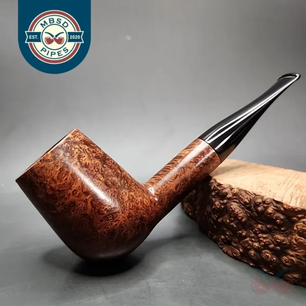 WO Larsen Large Smooth Brandy Estate Briar Pipe, Danish Estates