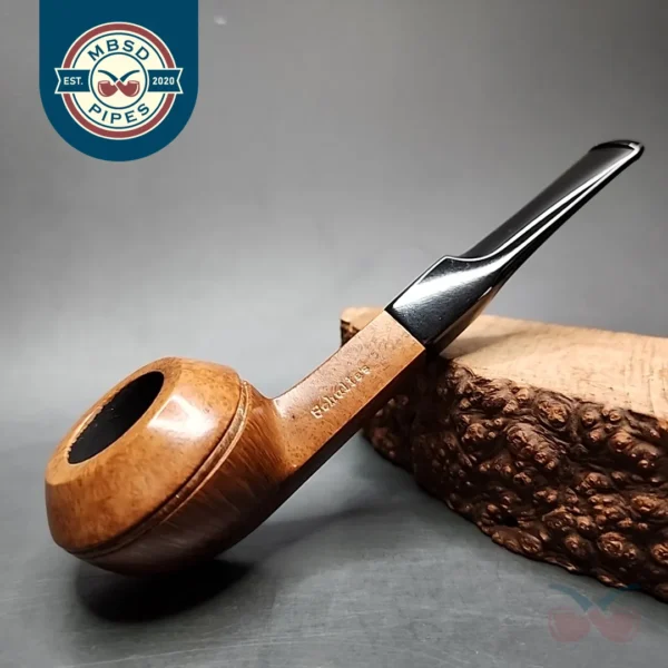 Max Schulte / Schulte's Smooth Bulldog Estate Briar Pipe, Unsmoked