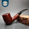 Thomas Cristiano Smooth Bent Billiard Estate Briar Pipe, Unsmoked
