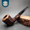 Savinelli Collection 1989 Sandblasted Panel Estate Briar Pipe, Italian Estates