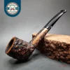 Castello Sea Rock Briar Rusticated Zulu Estate Briar Pipe, Italian Estates