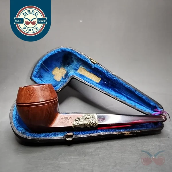 Pre-Kaywoodie KBB Blue Line Bakelite Bulldog Estate Briar Pipe, Unsmoked