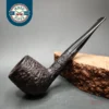 Wilshire Three Dots Rusticated Billiard Estate Briar Pipe, Swiss Estates