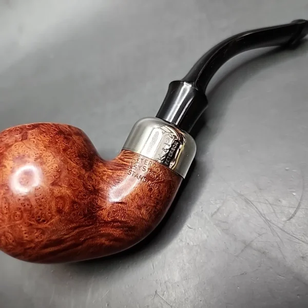 Peterson System Standard 302 Smooth Bent Apple Estate Briar Pipe, Irish Estates - Image 3