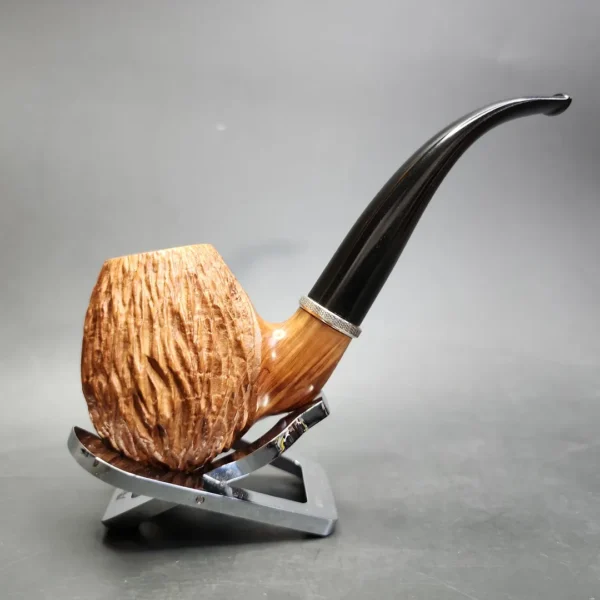 Rolando Negoita Walnut Carved Oom Paul Estate Briar Pipe, American Estates - Image 3