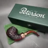 Peterson 2024 Christmas Pipe XL02 Rusticated Apple Briar Pipe, FT, New - Image 3