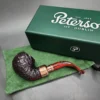 Peterson 2024 Christmas Pipe 03 Rusticated Apple Briar Pipe, FT, New - Image 3