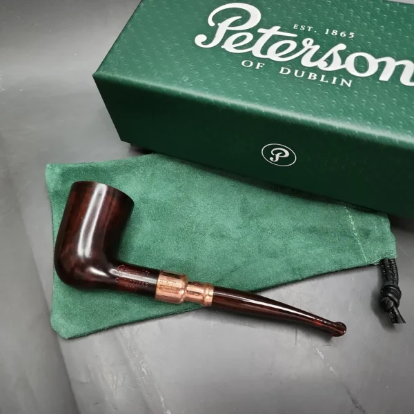 Peterson 2024 Christmas Pipe D17 Heritage Dublin Briar Pipe, FT, New - Image 3
