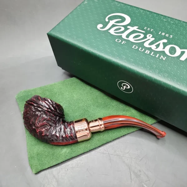 Peterson 2024 Christmas Pipe 999 Rusticated Rhodesian Briar Pipe, FT, New - Image 3