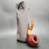 Xin Li Sandblasted Scoop Handmade Briar Pipe, New - Image 3