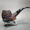 Castello Sea Rock G Bent Billiard Estate Briar Pipe, Italian Estates - Image 3