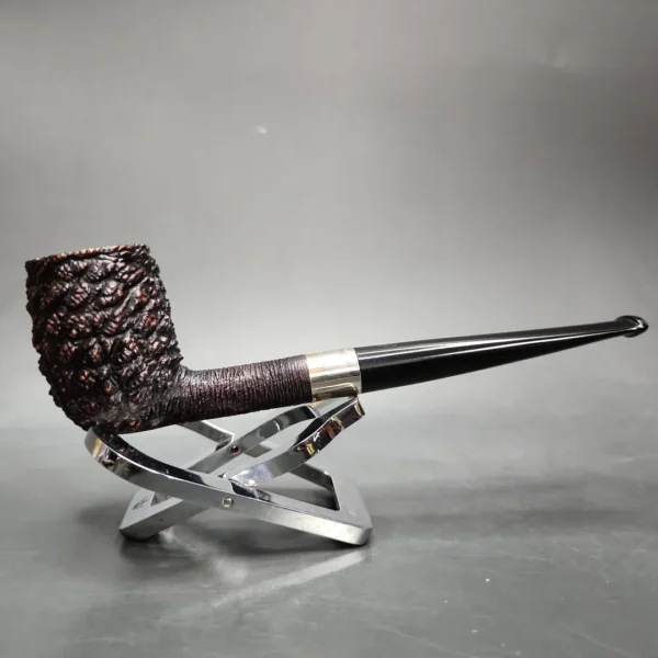 Savinelli Le Mie Rusticated Bing Billiard Estate Briar Pipe, Italian Estates - Image 3