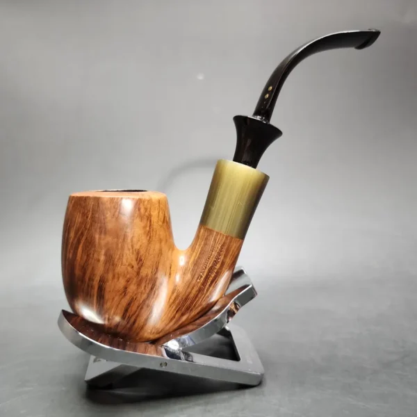 Savinelli Nonpareil 9614 Smooth Oom Paul Estate Briar Pipe, Italian Estates - Image 3