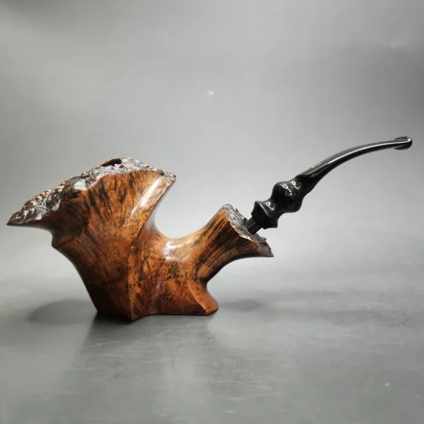 Preben Holm Fancy Matt XL Smooth Freehand Estate Briar Pipe, Danish Estates - Image 3