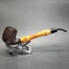 Dunhill 1992 Shell 4102 Bamboo Churchwarden Estate Briar Pipe, English Estates - Image 3