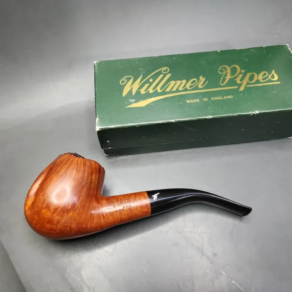 Willmer AAA Straight Grain Bent Apple Estate Briar Pipe, English Estates - Image 3