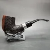 Ferndown Bark 3 Star Panel Bent Billiard Estate Briar Pipe, English Estates - Image 3