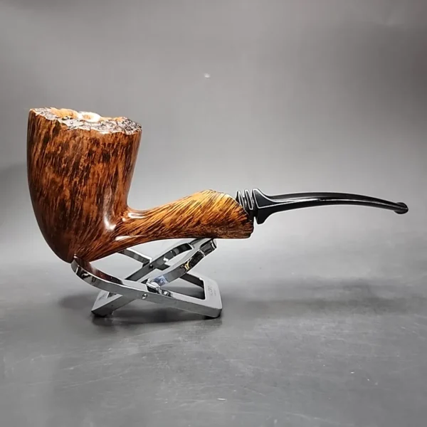 Preben Holm Handcut Smooth Freehand Estate Briar Pipe, Danish Estates - Image 3