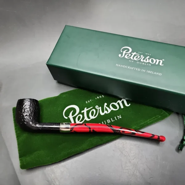 Peterson 2024 Halloween Pipe Sandblasted Billiard Briar Pipe, New - Image 3