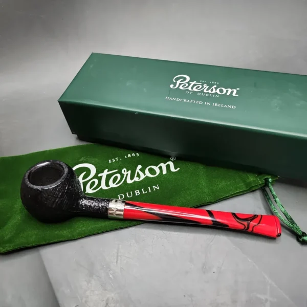 Peterson 2024 Halloween Pipe Sandblasted Prince Briar Pipe, New - Image 3