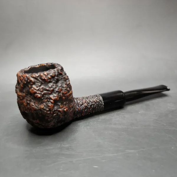 Castello Sea Rock SB 23F Rusticated Apple Estate Briar Pipe, Italian Estates - Image 3