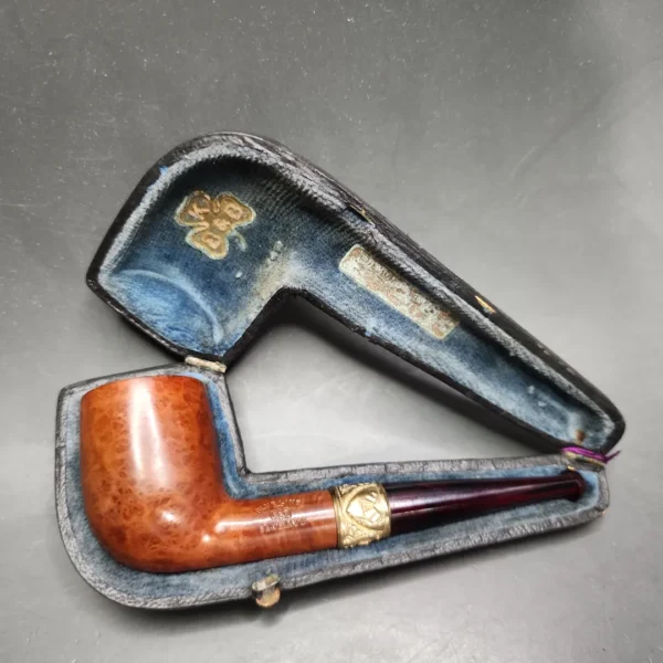 Pre-Kaywoodie KBB Blue Line Bakelite Billiard Estate Briar Pipe, Unsmoked - Image 3