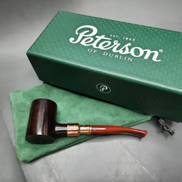 Peterson 2024 Christmas Pipe 701 Heritage Dublin Briar Pipe, FT, New - Image 3