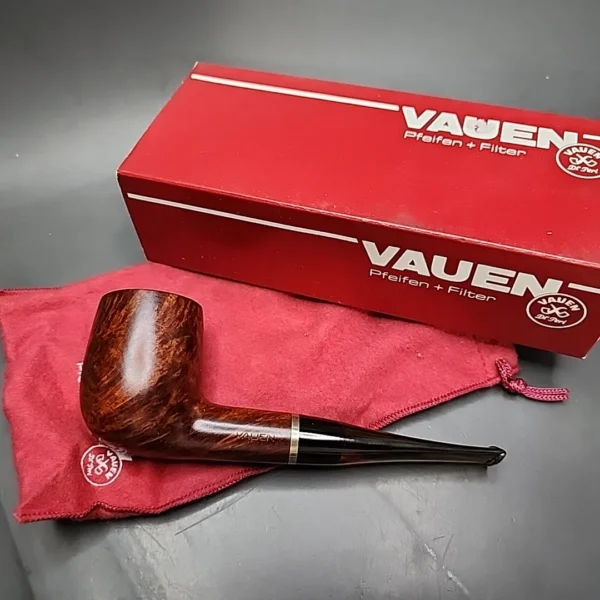 Vauen 3986 Smooth Billiard Estate Briar Pipe, Unsmoked, 9mm - Image 3