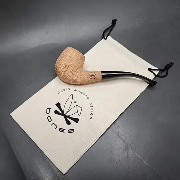 Morgan Bones Small Billiard Briar Pipe, New - Image 3