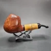 2003 Julius Vesz Hand Cut Bamboo Brandy Estate Briar Pipe, Canadian Estates - Image 3