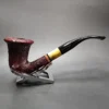 Alpha Sandblasted Calabash Estate Briar Pipe, Israeli Estates - Image 3