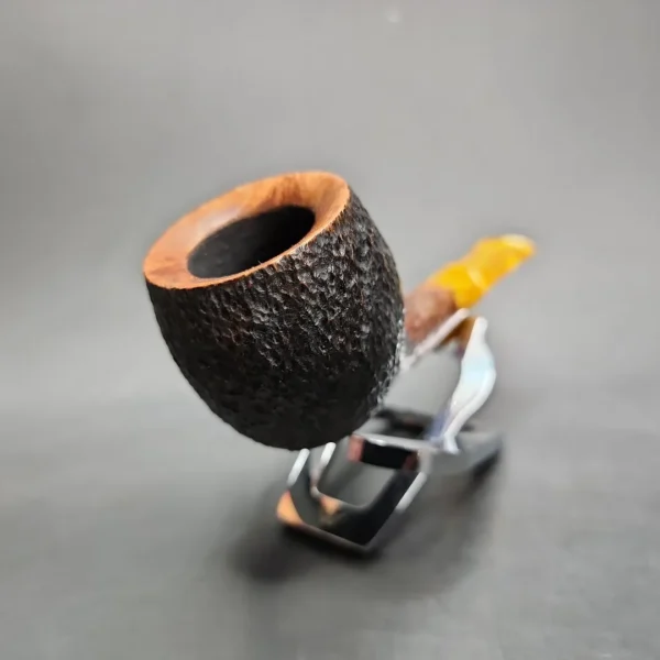 U-Briar Rusticated Anse Estate Briar Pipe, American Estates - Image 4