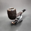 Elwood by Les Wood Silver Cap Canadian Estate Briar Pipe, English Estates - Image 4